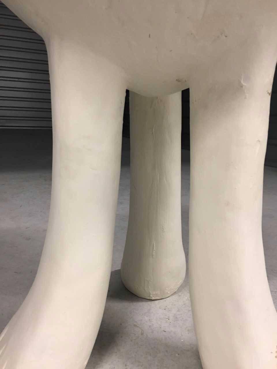 Plaster Side Table, 1970 For Sale 2