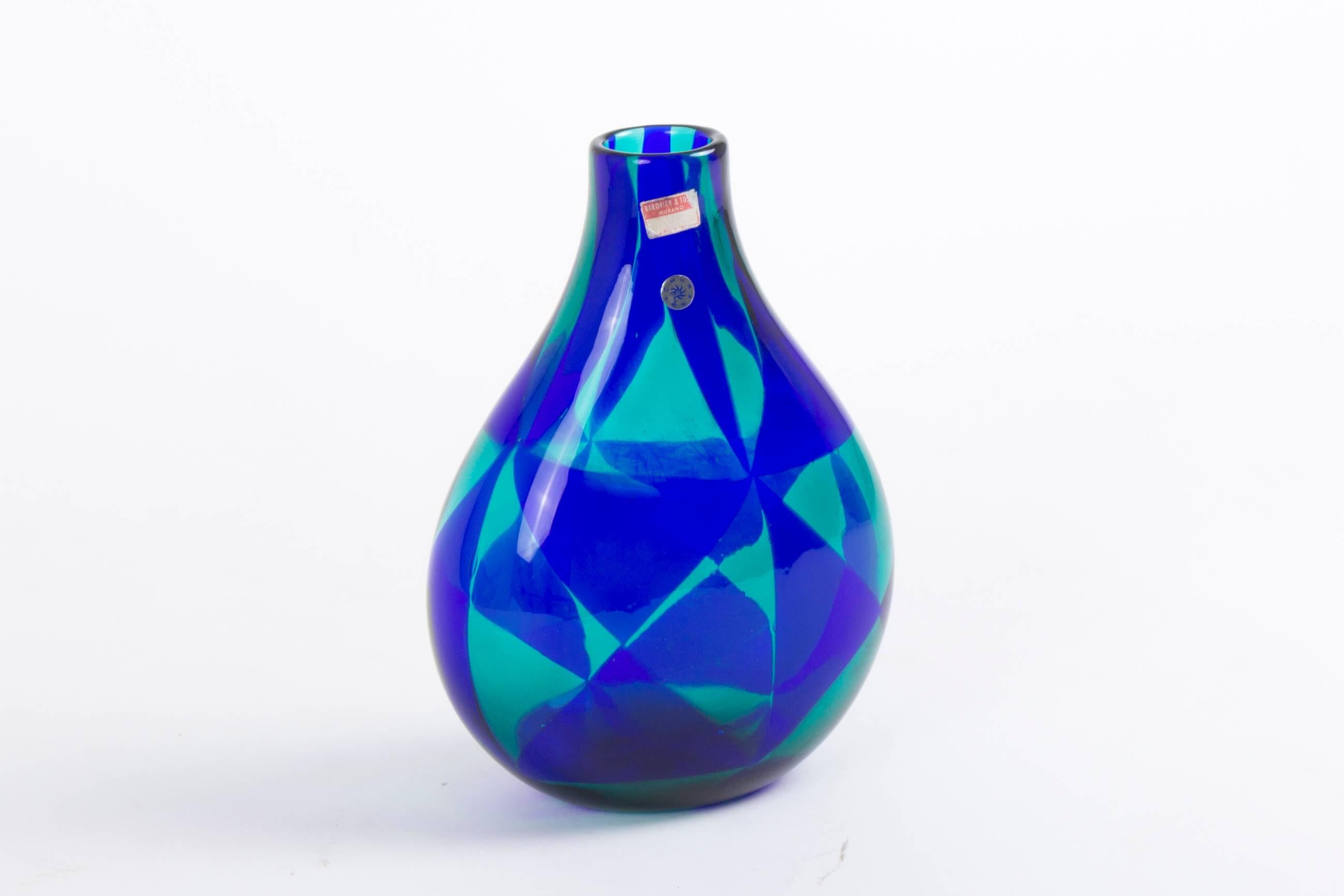 Mid-20th Century Large 'Intarsio' Murano Vase by Enrcole Barovier for Barovier & Toso, 1960s