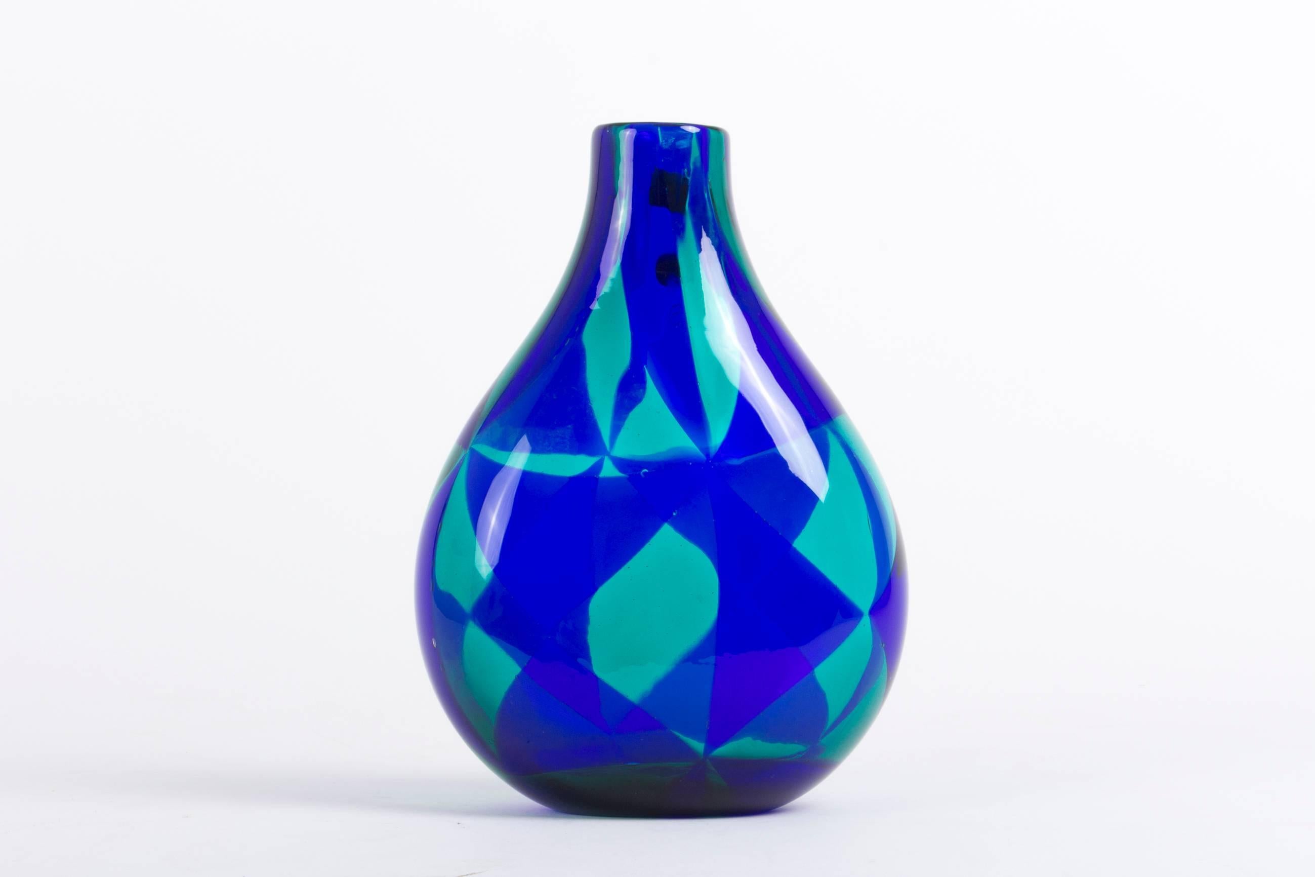 Mid-Century Modern Large 'Intarsio' Murano Vase by Enrcole Barovier for Barovier & Toso, 1960s