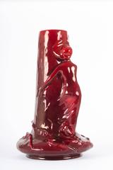 Giant Art Nouveau Ceramic Vase by Zsolnay, Hungary, Designed circa 1900