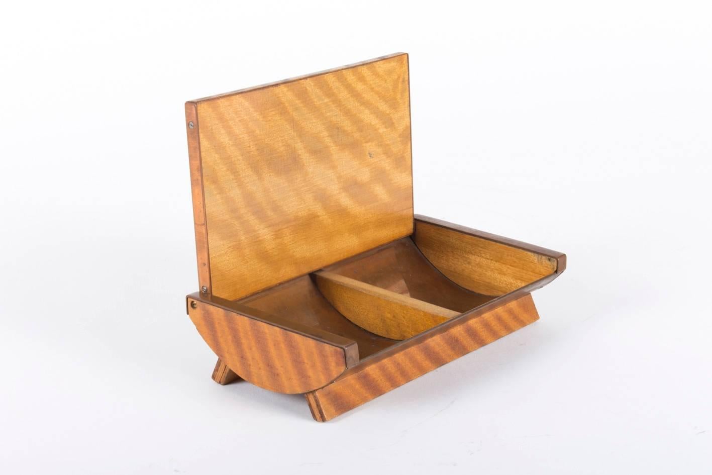 Austrian Rare Mid-Century Jewelry Box by Carl Auböck, Late 1930s For Sale