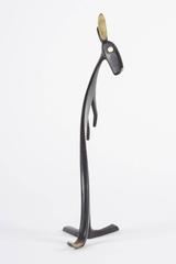 Giant Stunning Mid-Century Vienna Bronze Kangaroo by Franz Hagenauer