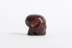 Rare and Decorative 18th or 19th Century Japanese Amber Skull