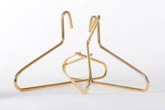 Lovely Set of three Brass Auböck Hangers