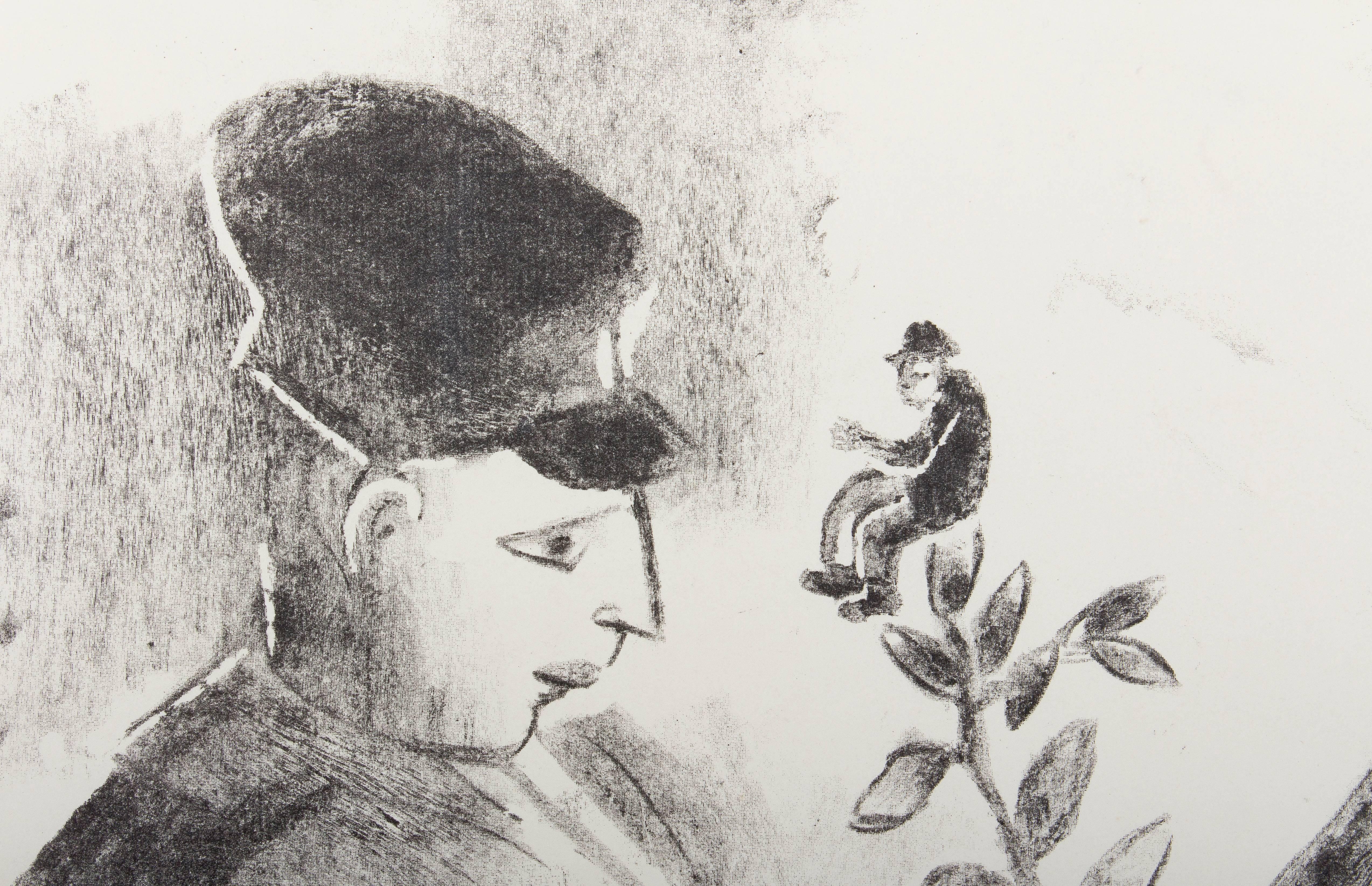 Modern Marc Chagall, L'Homme Au Cochon, Berlin, 1922-1923 For Sale