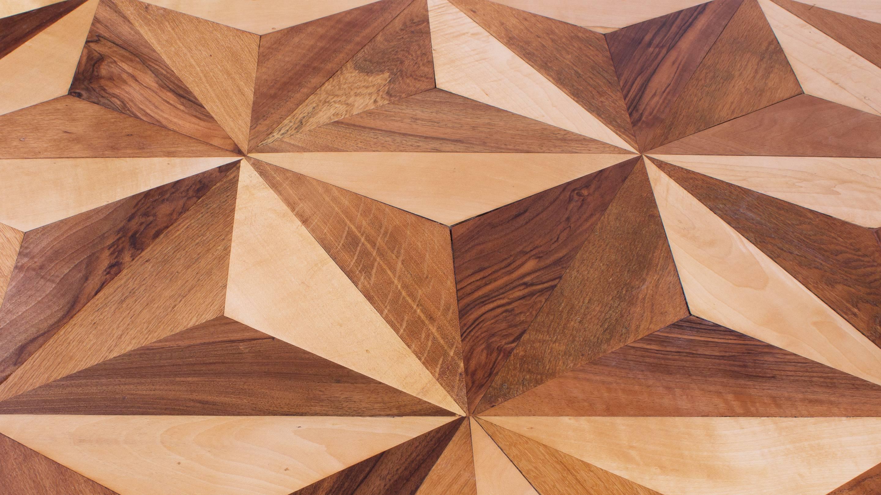 Parquetry Four to the Floor - Limited Edition Table by Francois Gustin for Spolia For Sale