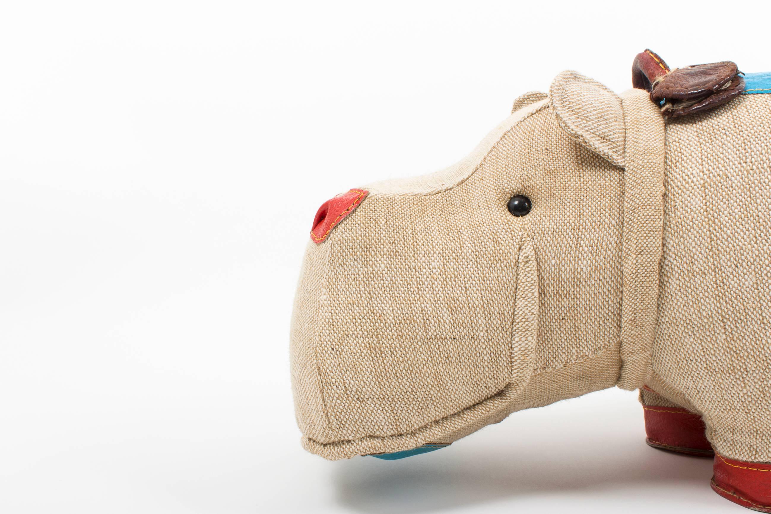 Other Signed 'Therapeutic Toy' Hippopotamus by Renate Müller, Designed in 1968