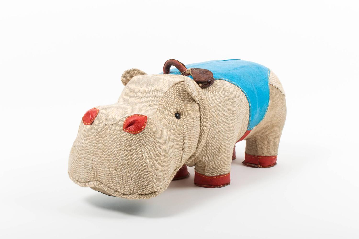 Signed 'Therapeutic Toy' Hippopotamus by Renate Müller, Designed in