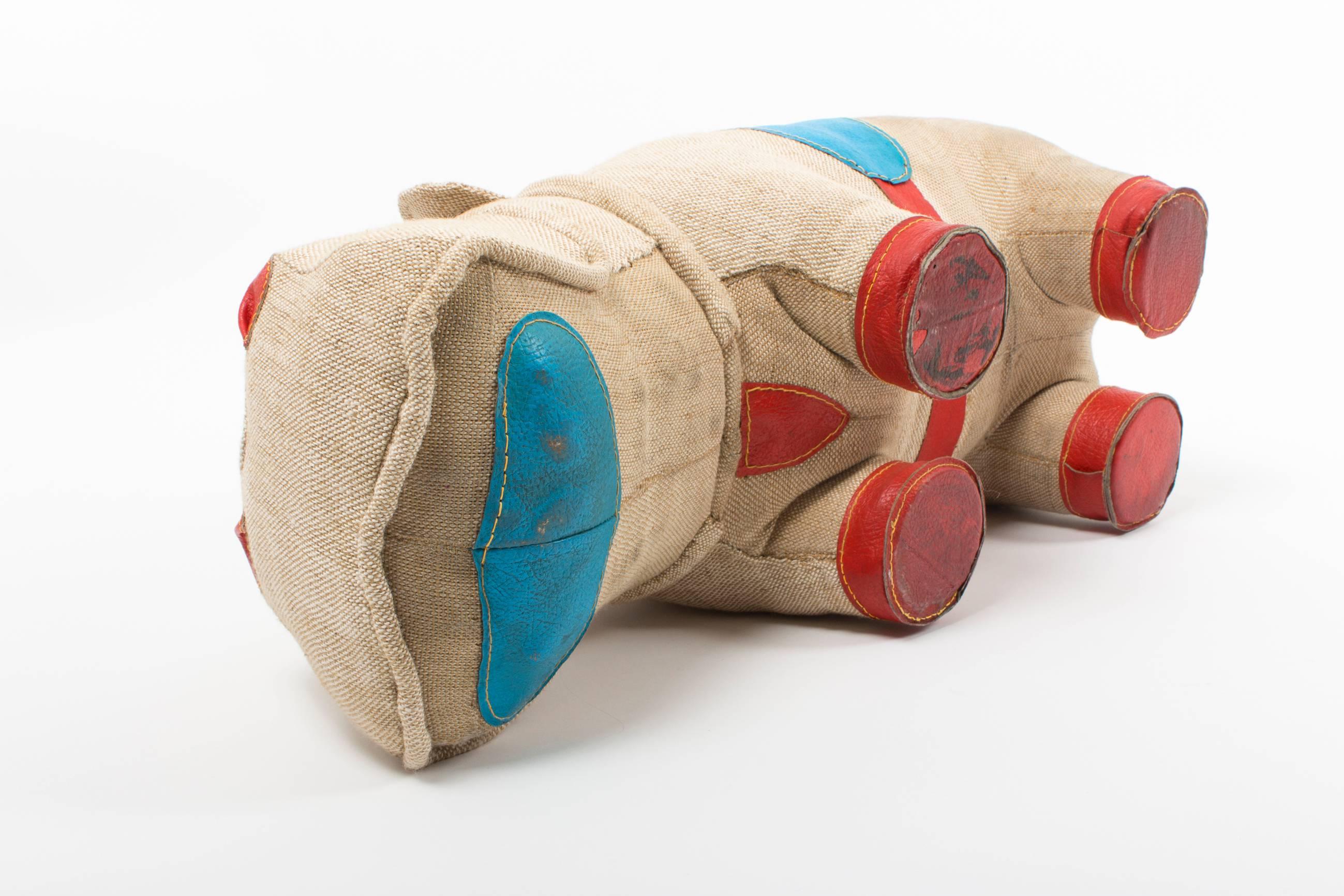 Signed 'Therapeutic Toy' Hippopotamus by Renate Müller, Designed in 1968 2