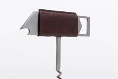 Rare Auböck Leather Covered Bottler Opener