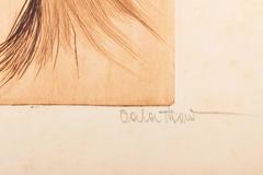 Vala Moro, Vienna Two Art Deco Nude Etchings, circa 1925