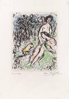 Marc Chagall, Idylle Aux Champs, Saint Paul, 1974