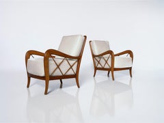 Pair of Italian Mid-Century Armchairs, Paolo Buffa, 1950s