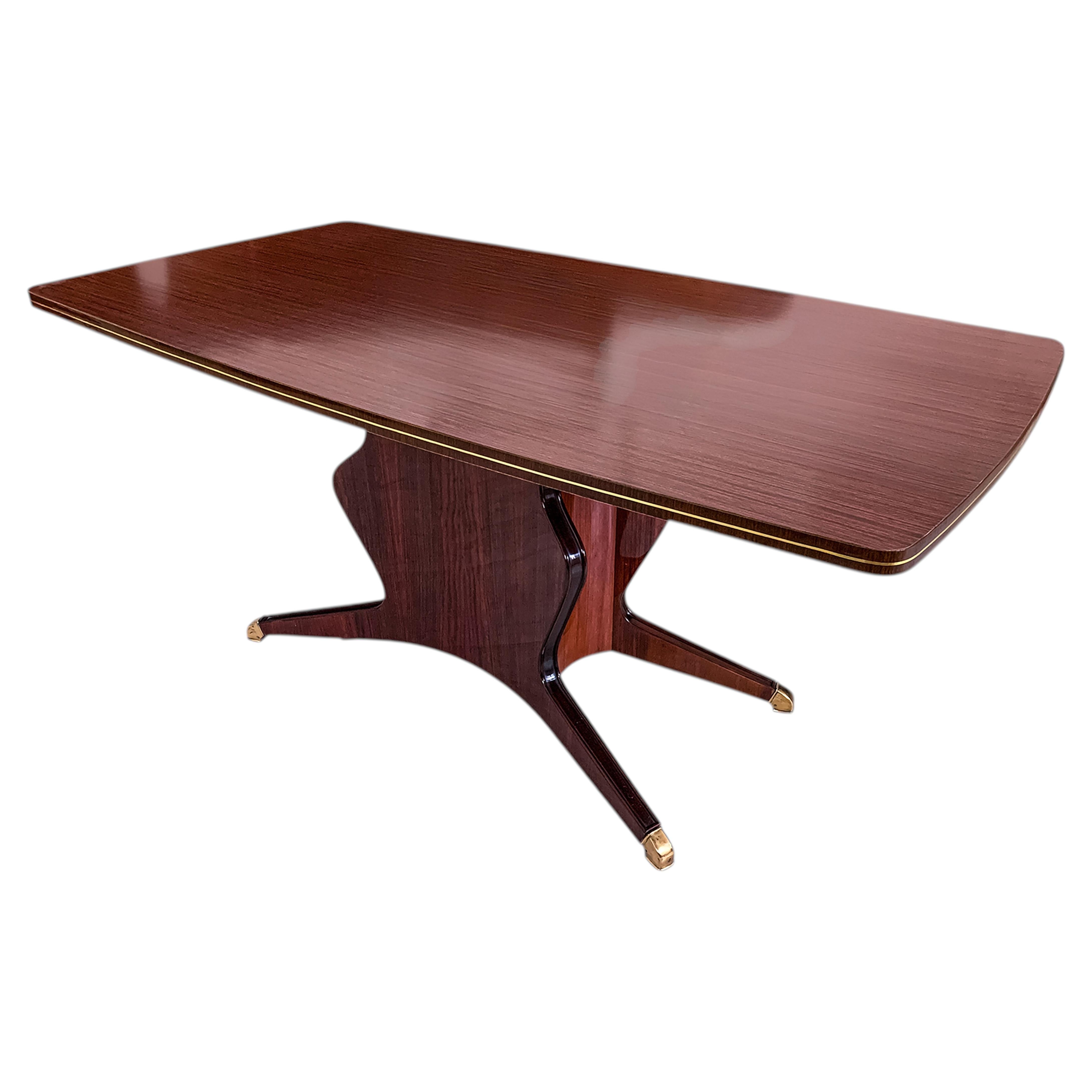 Italian Mid-Century Dining Table by Osvaldo Borsani, 1950s