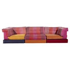 Roche Bobois Mah Jong Modular Sofa by Hans Hopfer in Kenzo Takada Fabric, 9 pcs