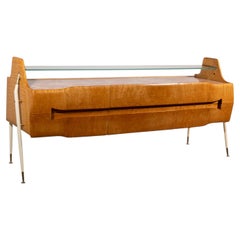Silvio Cavatorta Sculptural Sideboard with Ivory Legs, Italy, 1950s