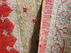 Antique Turkish Ushak 'Oushak' Carpet, 10.2" x 14.8"