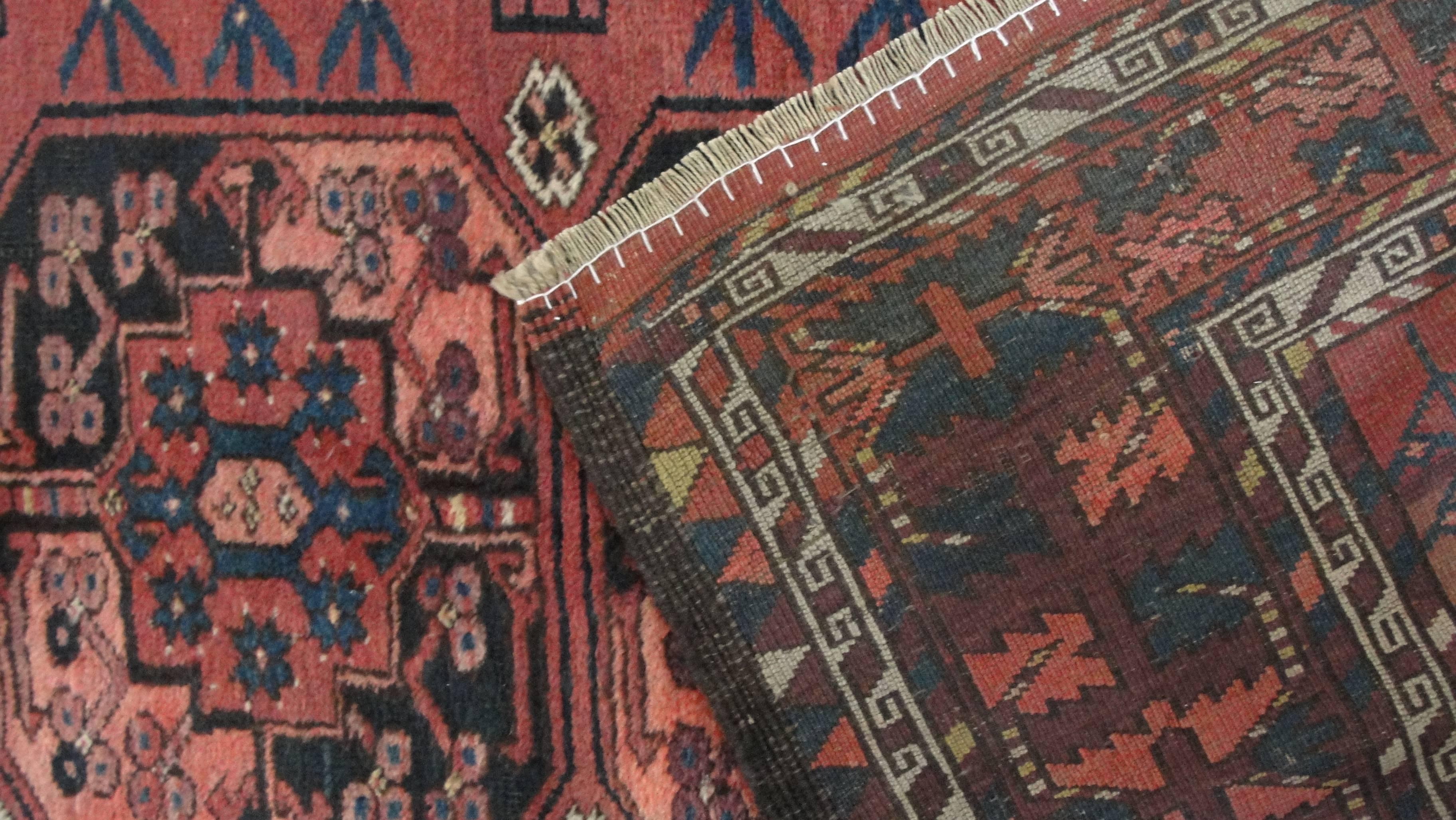 Tribal Antique Turkoman Ersari Carpet