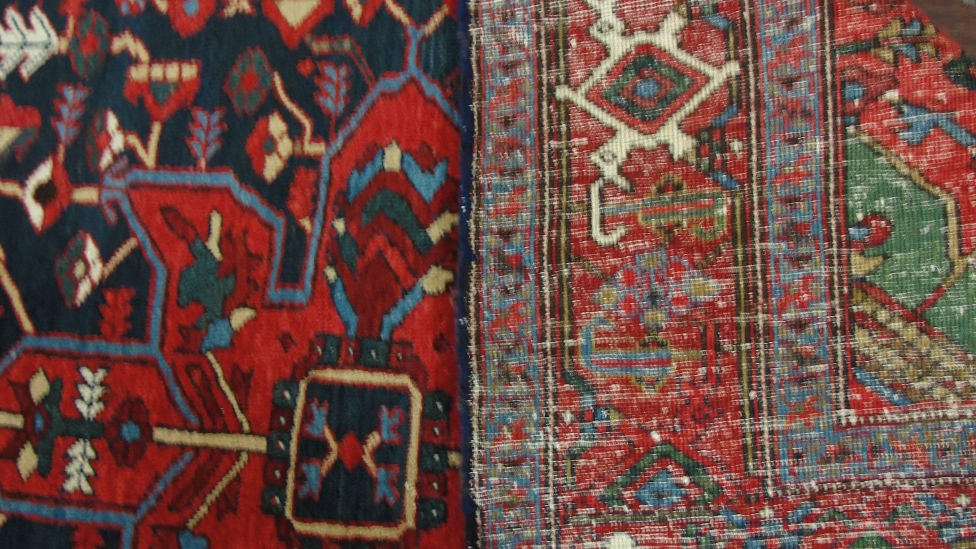 antique heriz rug