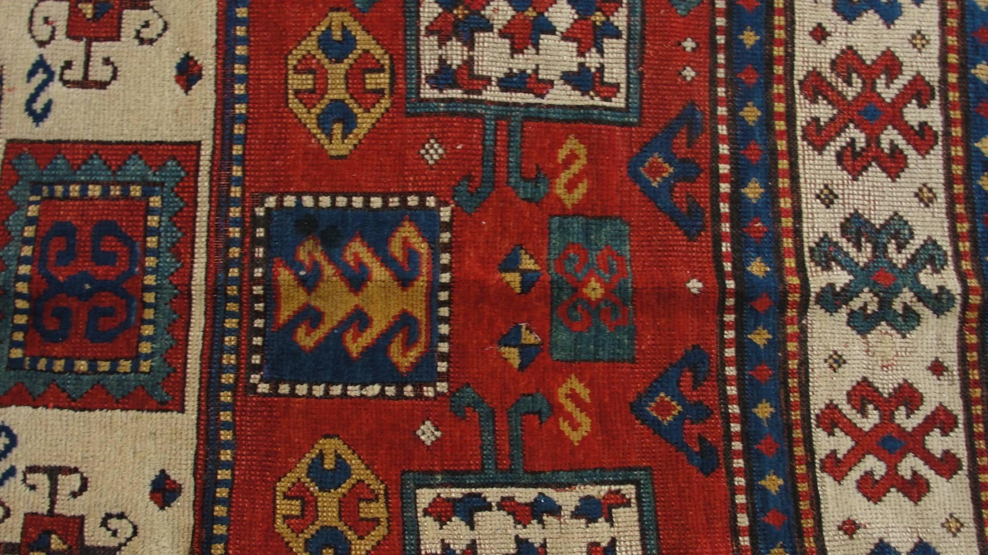 antique kazak carpet