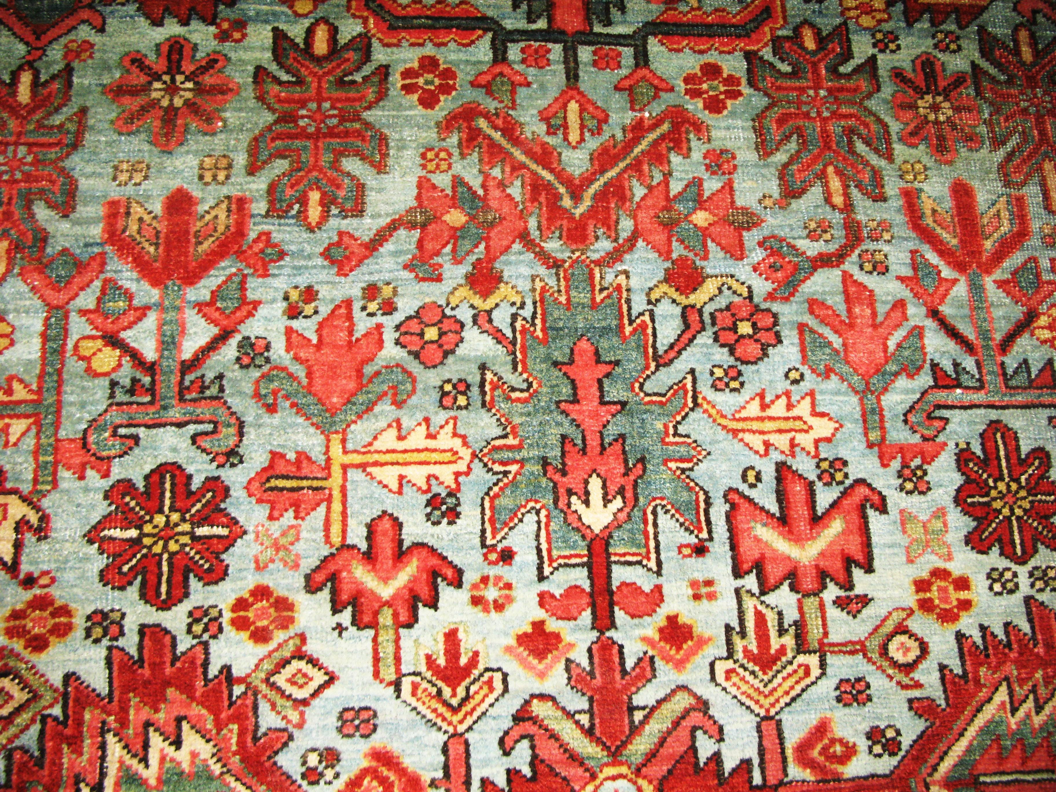 Antiker persischer Heriz/ Serapi-Teppich im Zustand „Hervorragend“ im Angebot in Evanston, IL