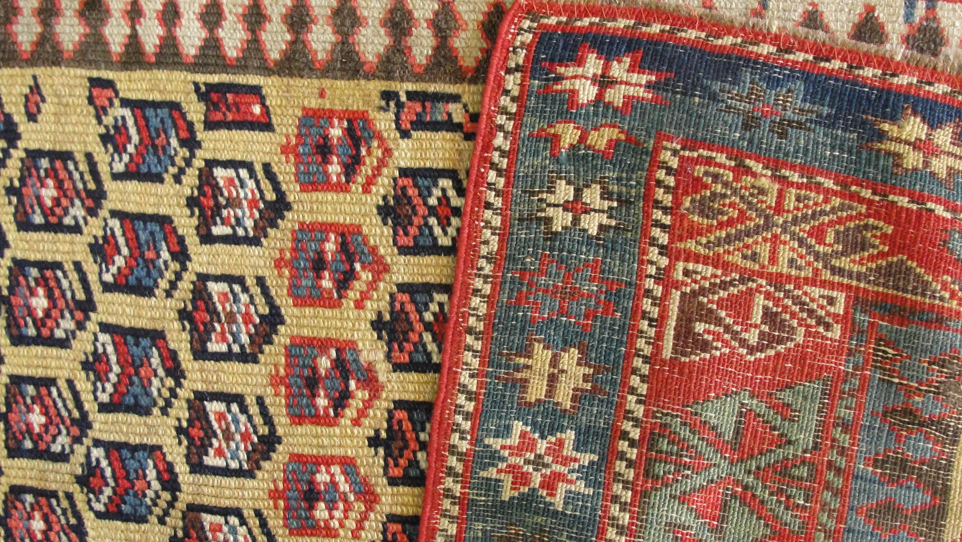 Persian Antique Shirvan Caucasian/Kazak Runner, 3'6