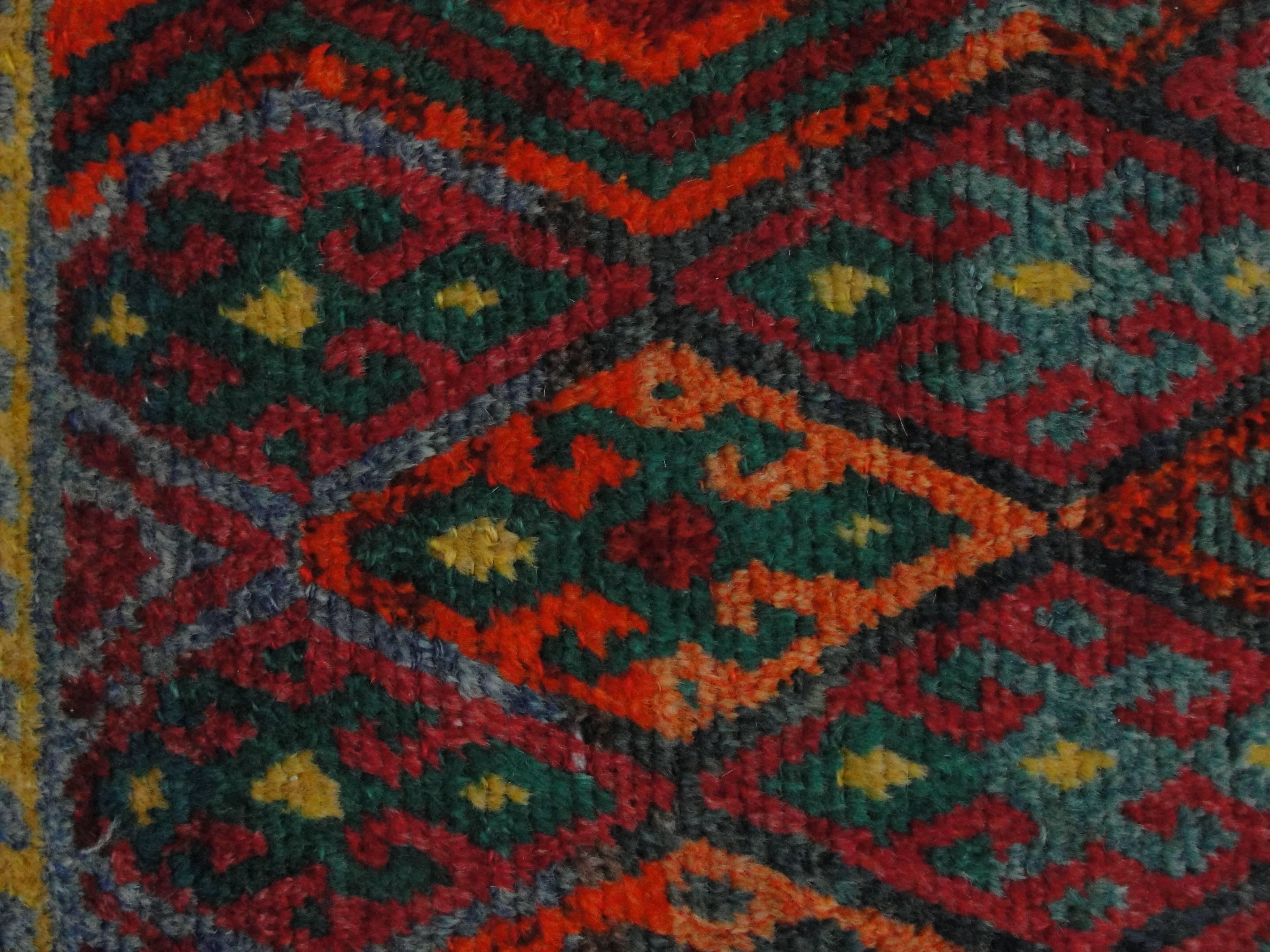 Wool Unusual Kurdish Rug