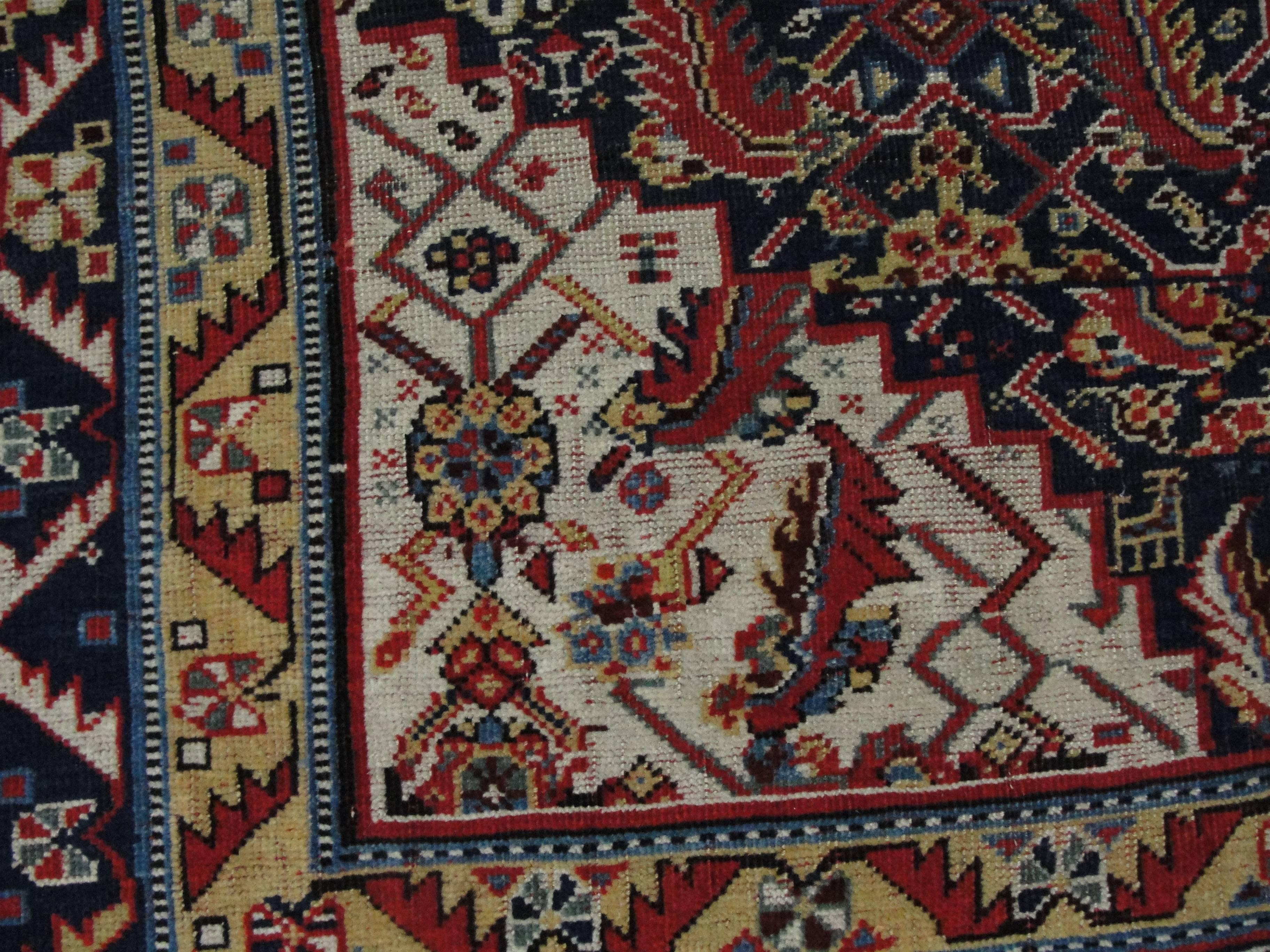 antique qashqai carpet