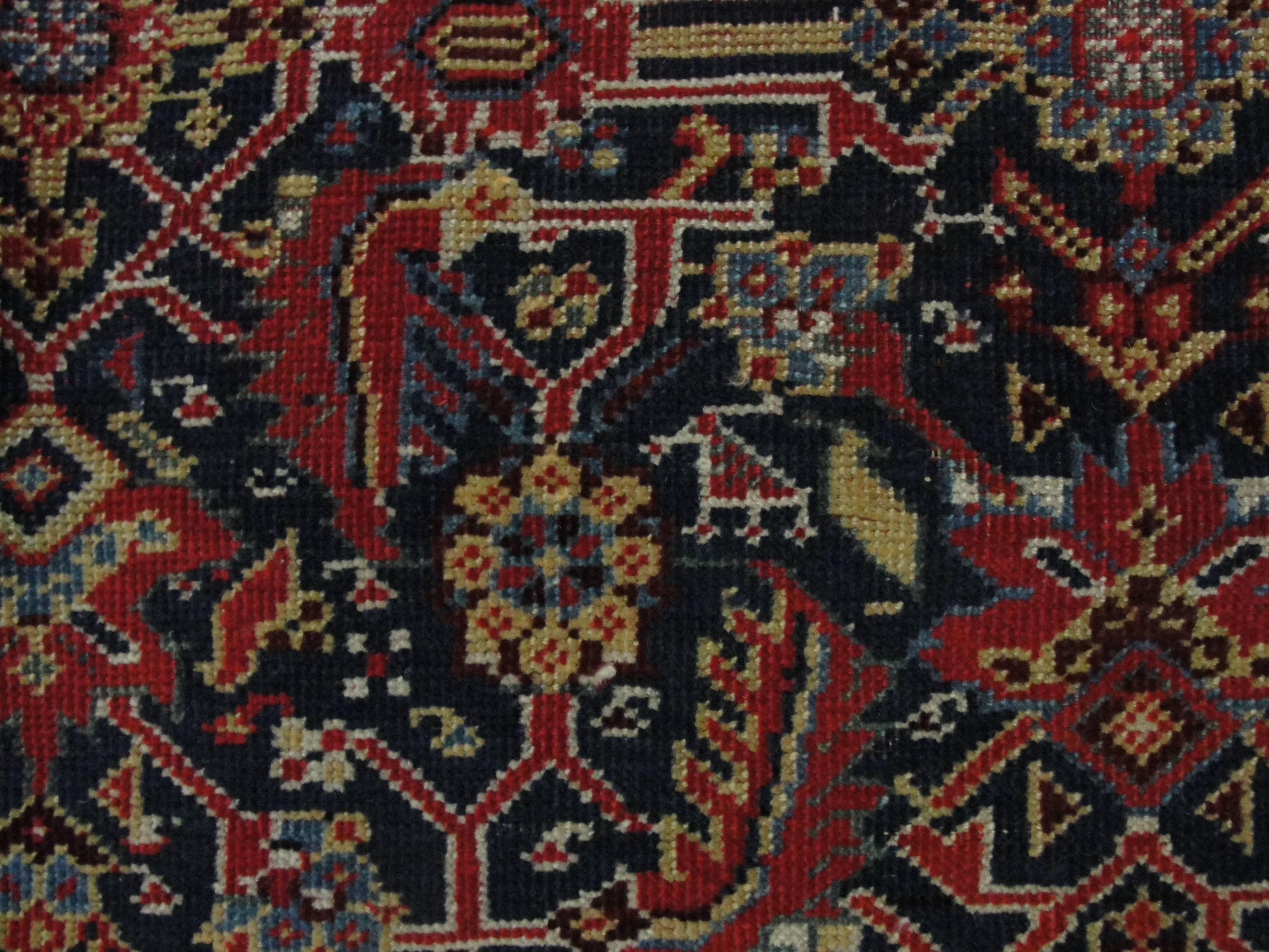 Hand-Woven  Antique Persian Qashqai Rug, Fine For Sale