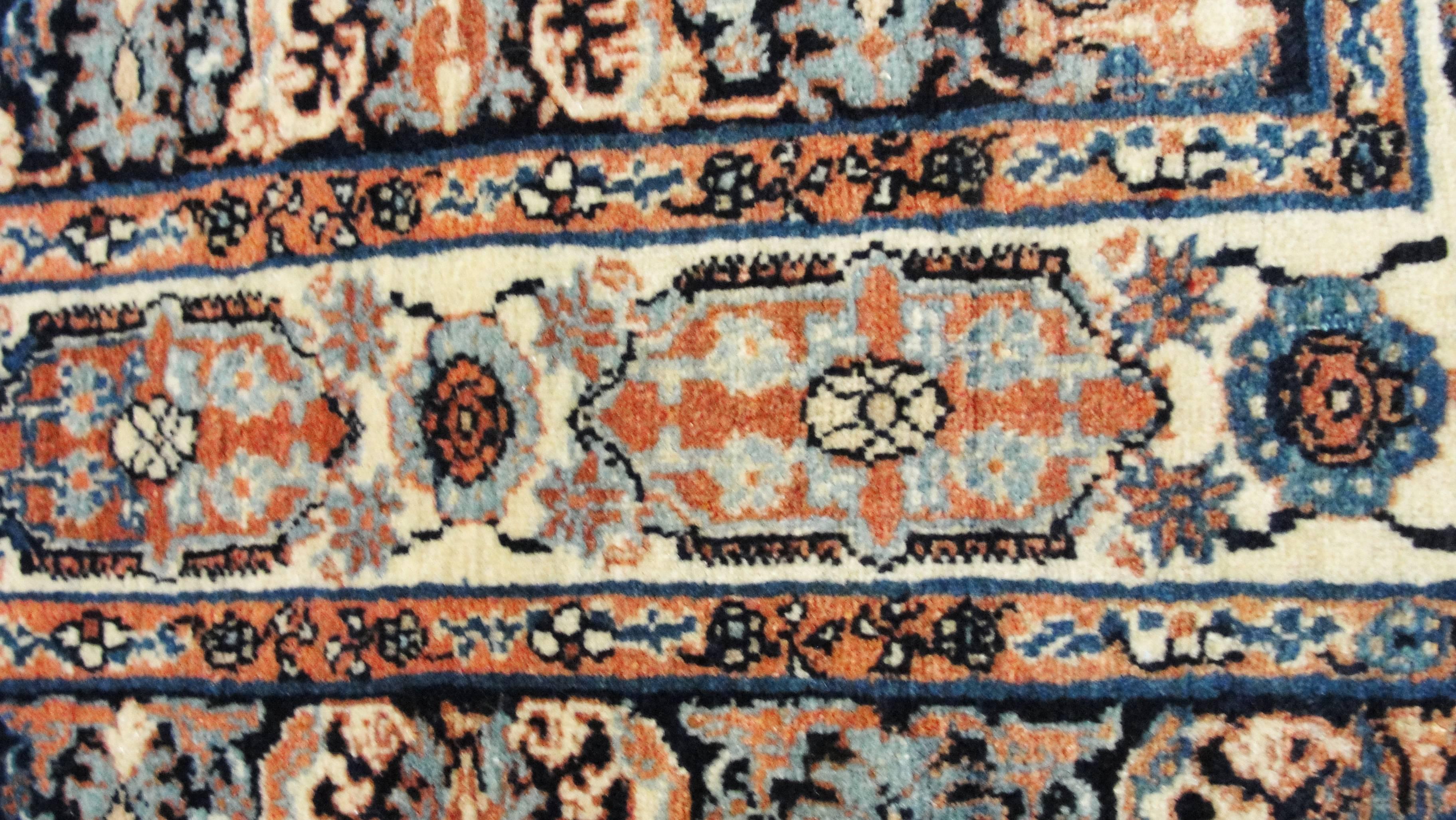 20th Century Antique Persian Persian Tabriz Rug For Sale