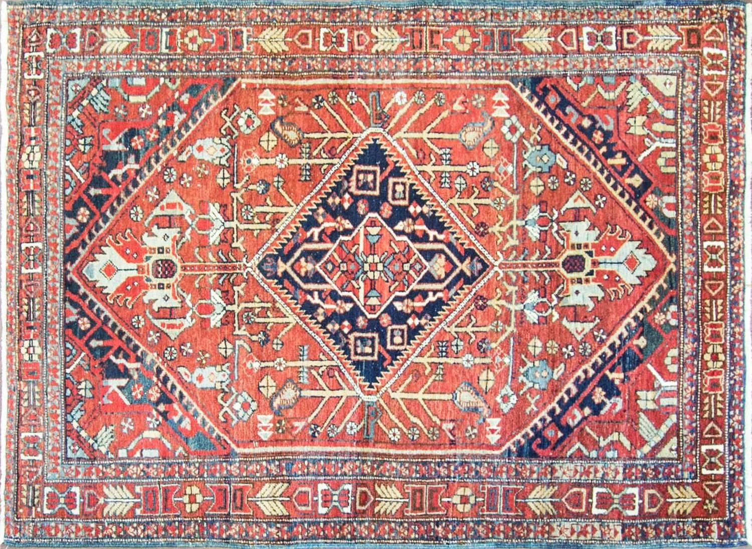 Amazing Antique Heriz Rug For Sale at 1stdibs