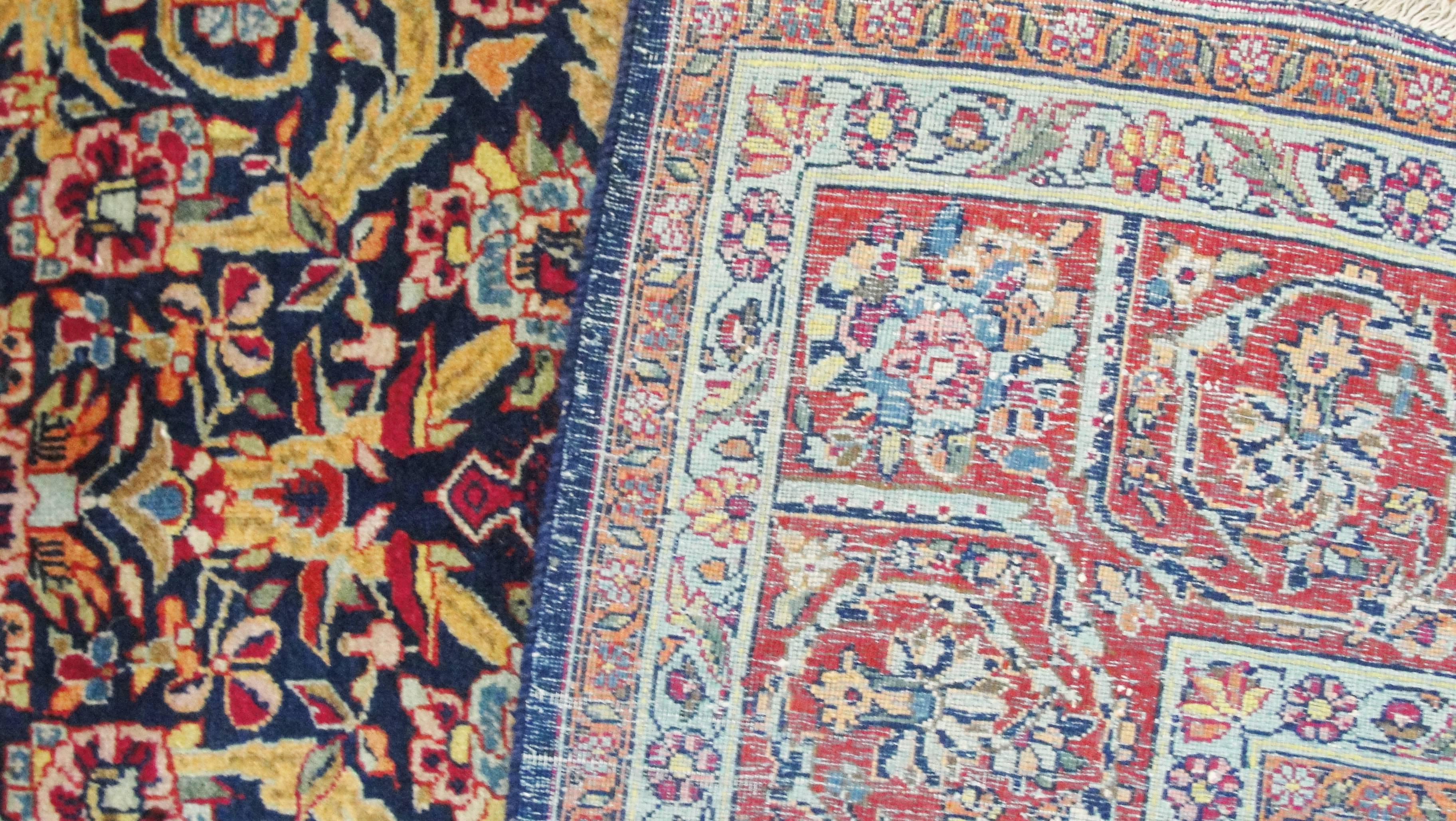 A Kashan rug is made in the city of kashan which is in Isfahan Province in North Central Iran. There was production of Persian carpet at Royal workshops in the 17th and early 18th century. The Persian carpet workshops ceased production in circa 1722