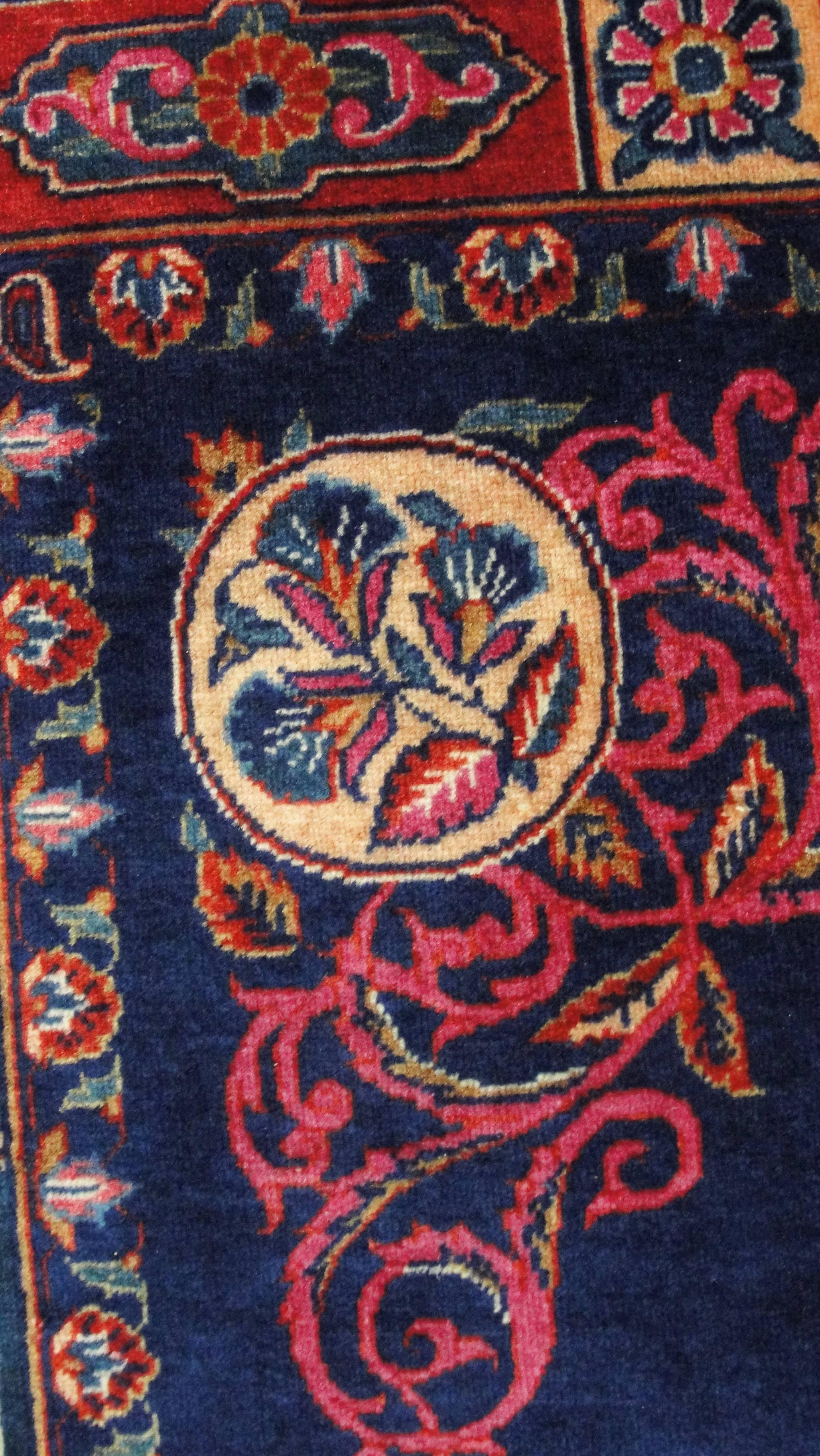 Amazing Manchester Kashan Rug In Excellent Condition In Evanston, IL