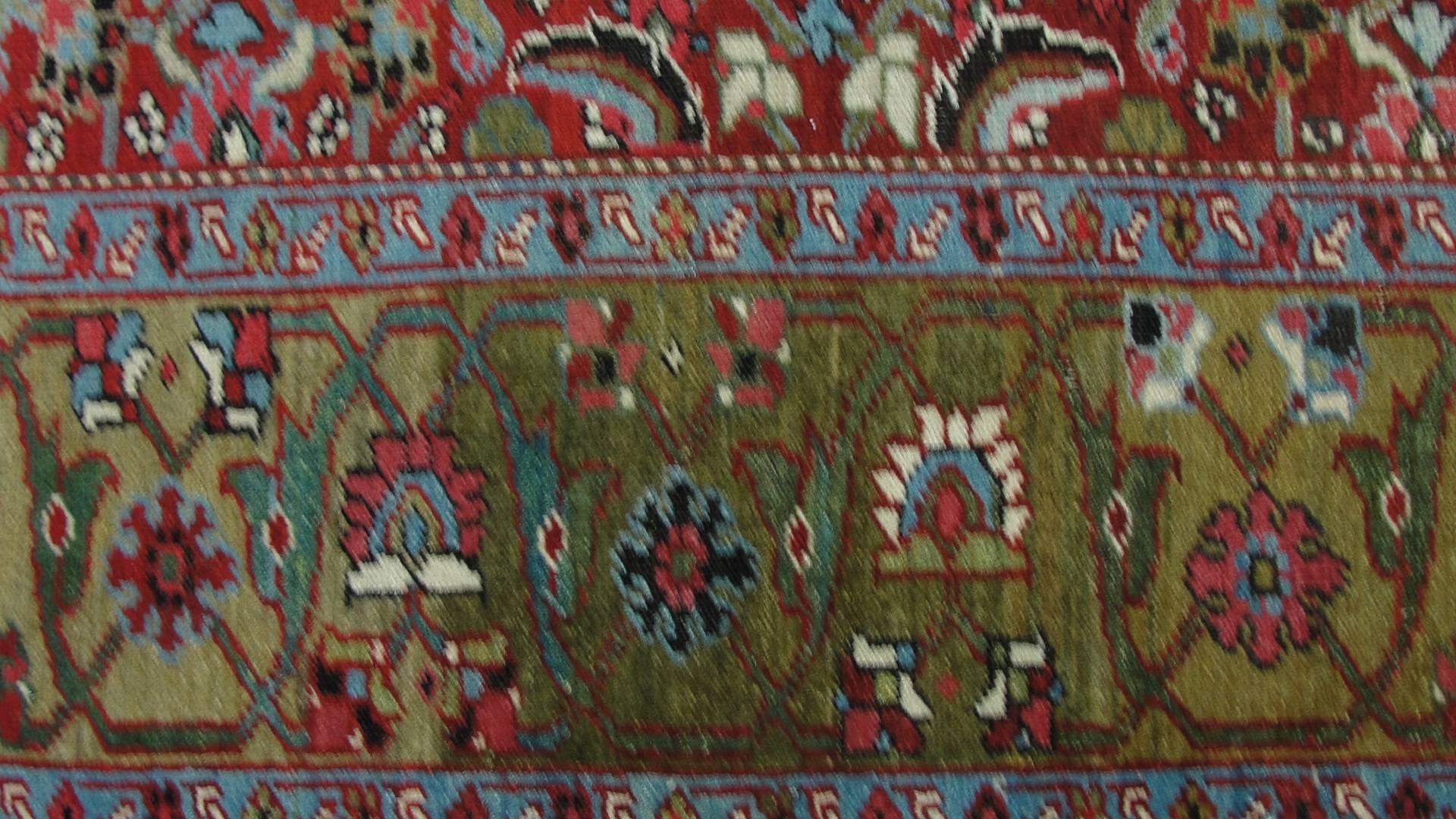 Antique Persian Heriz/Serapi Rug, 4'10