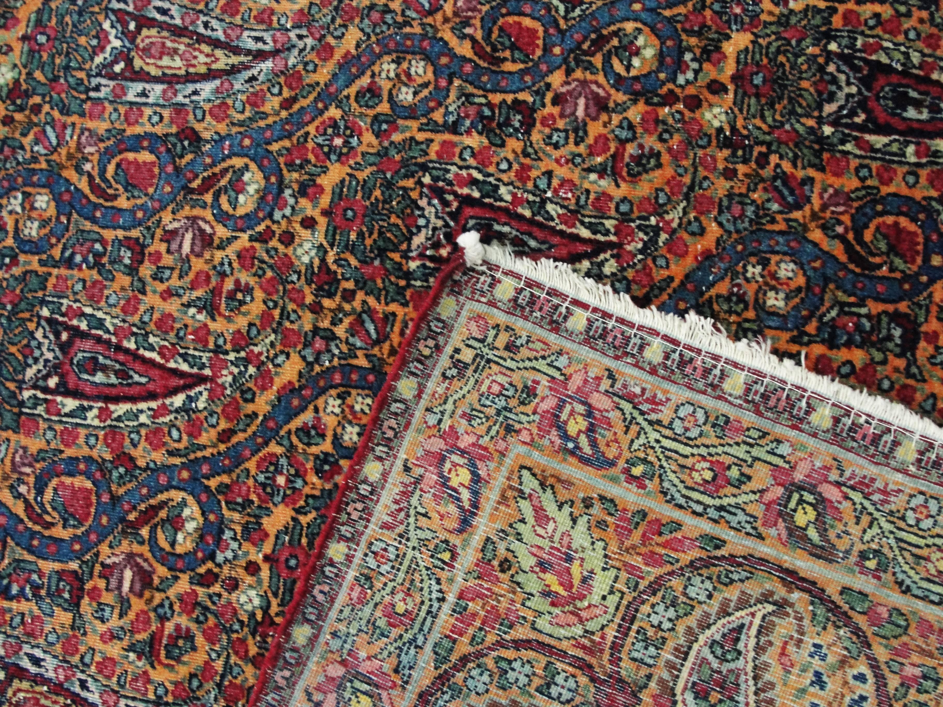 Ask for dealer shipping.
To the south east of Persia is the city of Kerman or Kirman and to the north of Kerman is the village of Laver or Raver which has a rug weaving history at least as long as that of Kerman. During the 1920s produce many rugs