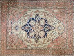 Antique Persian Serapi Carpet, Mid-19th Century