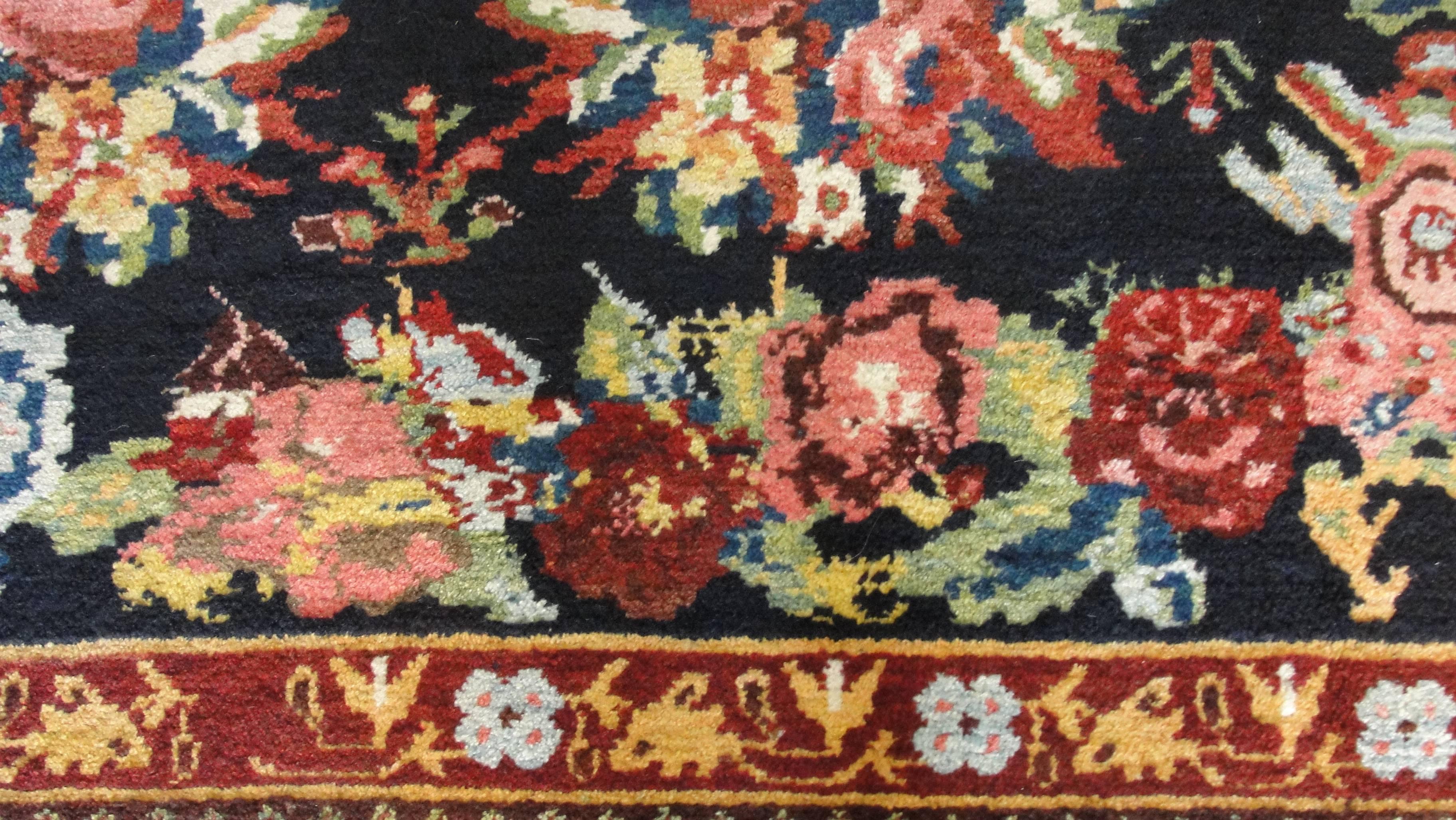 Antique Persian Baktiari Carpet, 7'3