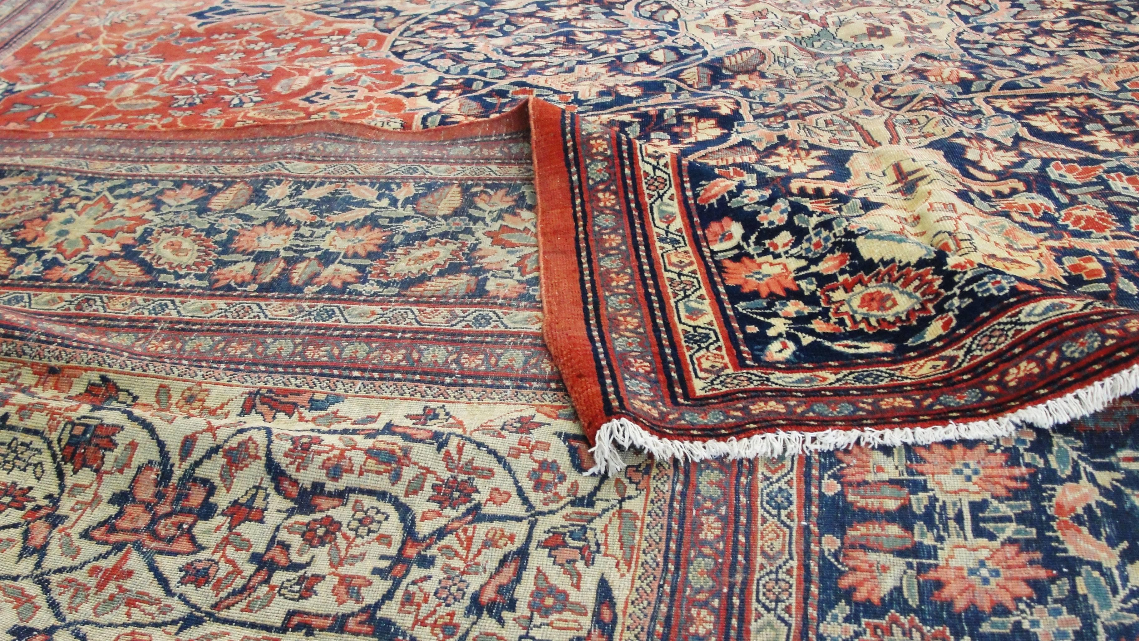 Sarouk Farahan Amazing Sarouk Feraghan Carpet For Sale