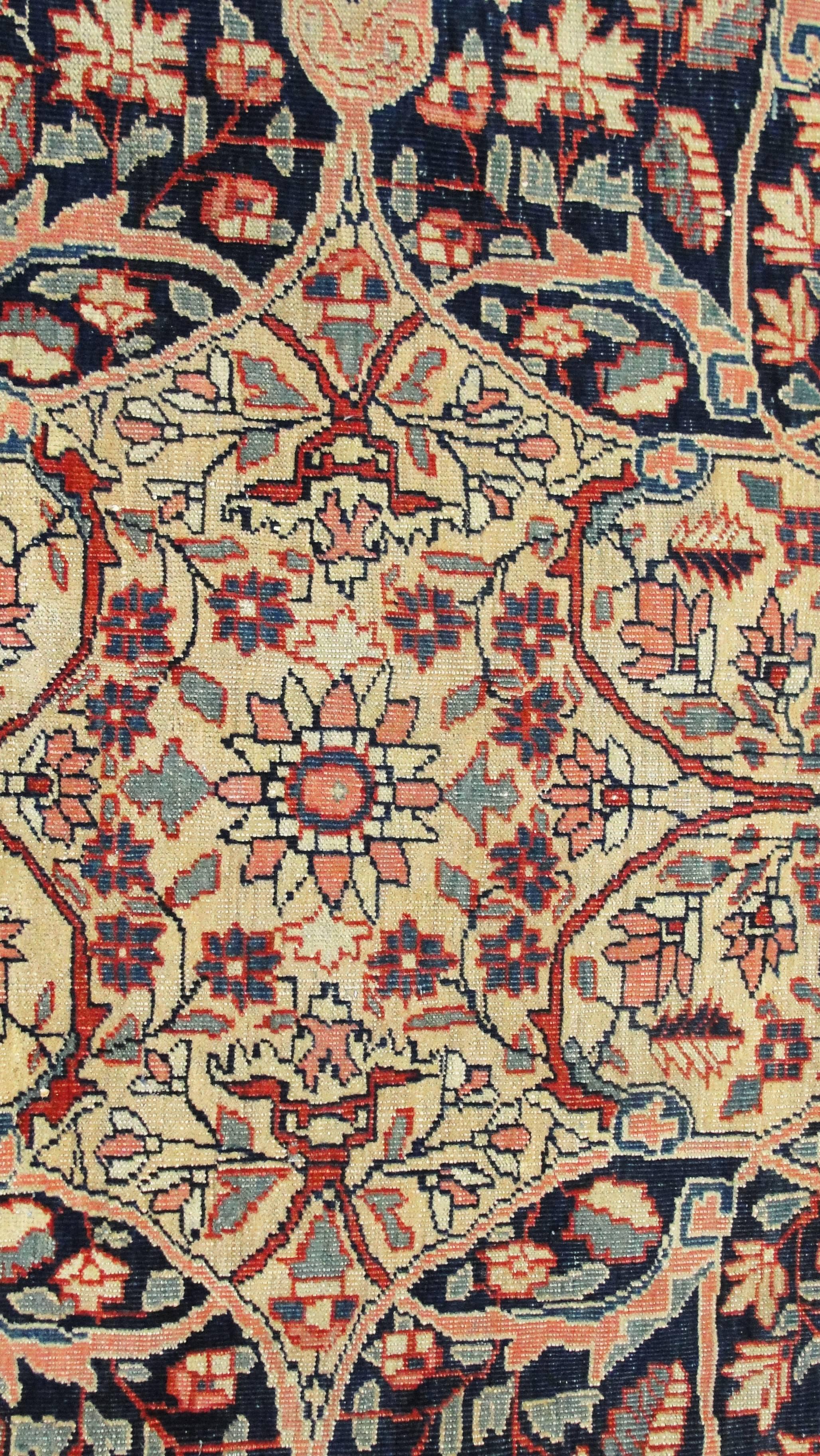 Persian Amazing Sarouk Feraghan Carpet For Sale