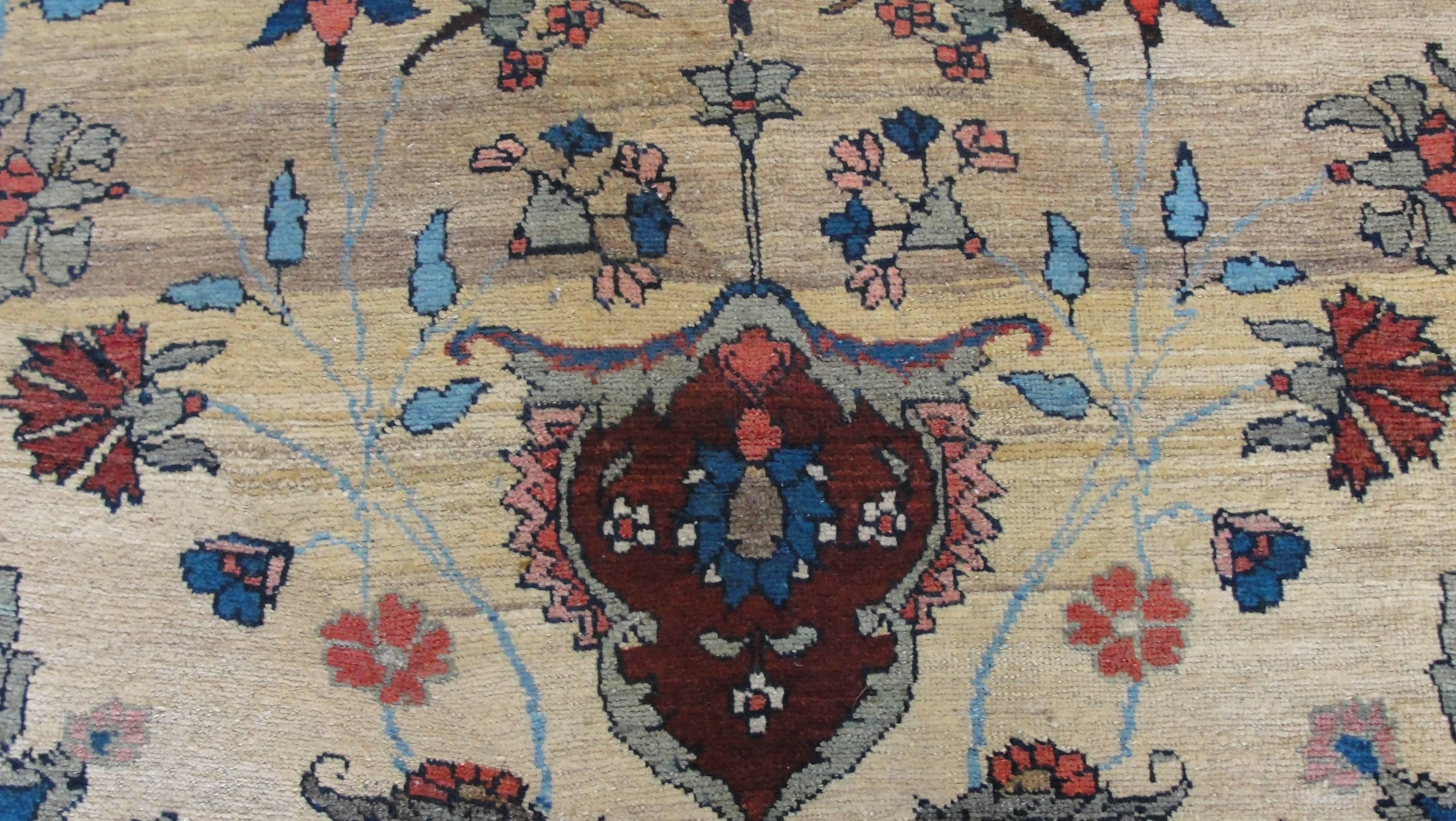 20th Century Antique Persian Tabriz Carpet, 6'6