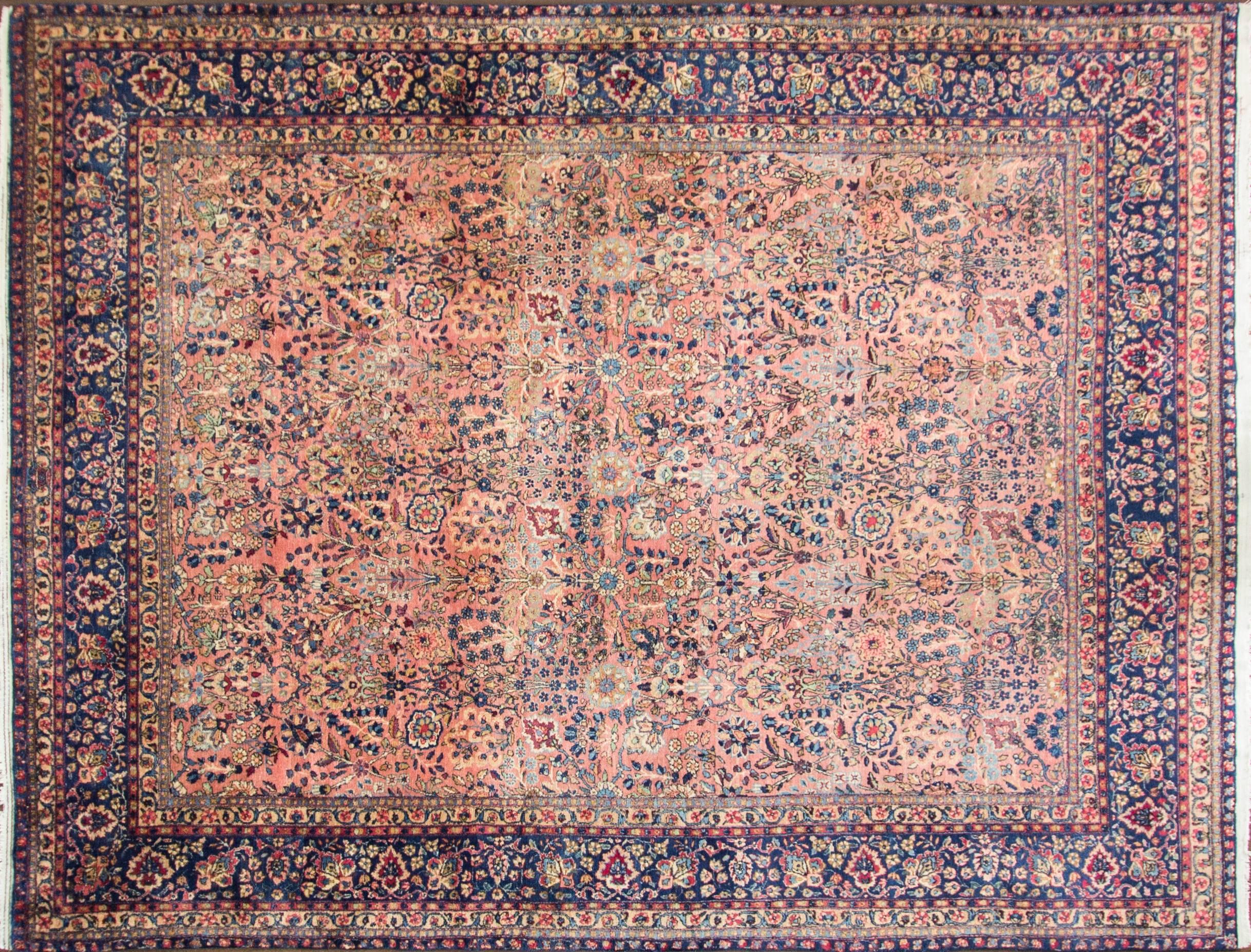 To the south east of Persia is the city of Kerman or Kirman and to the north of Kerman is the village of Laver or Raver which has a rug weaving history at least as long as that of Kerman. During the 1920s produce many rugs for the US market but the