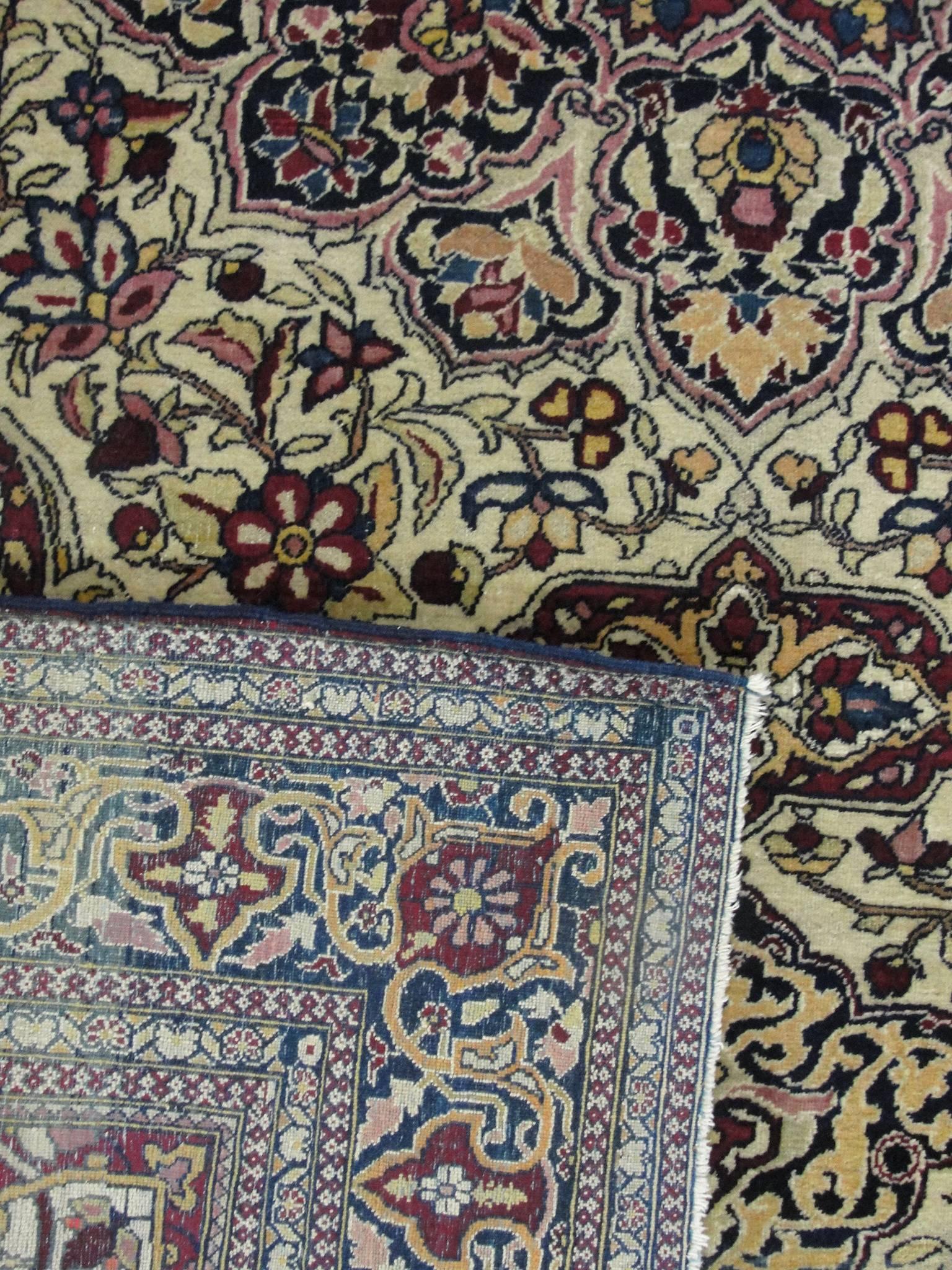 antique isfahan carpet