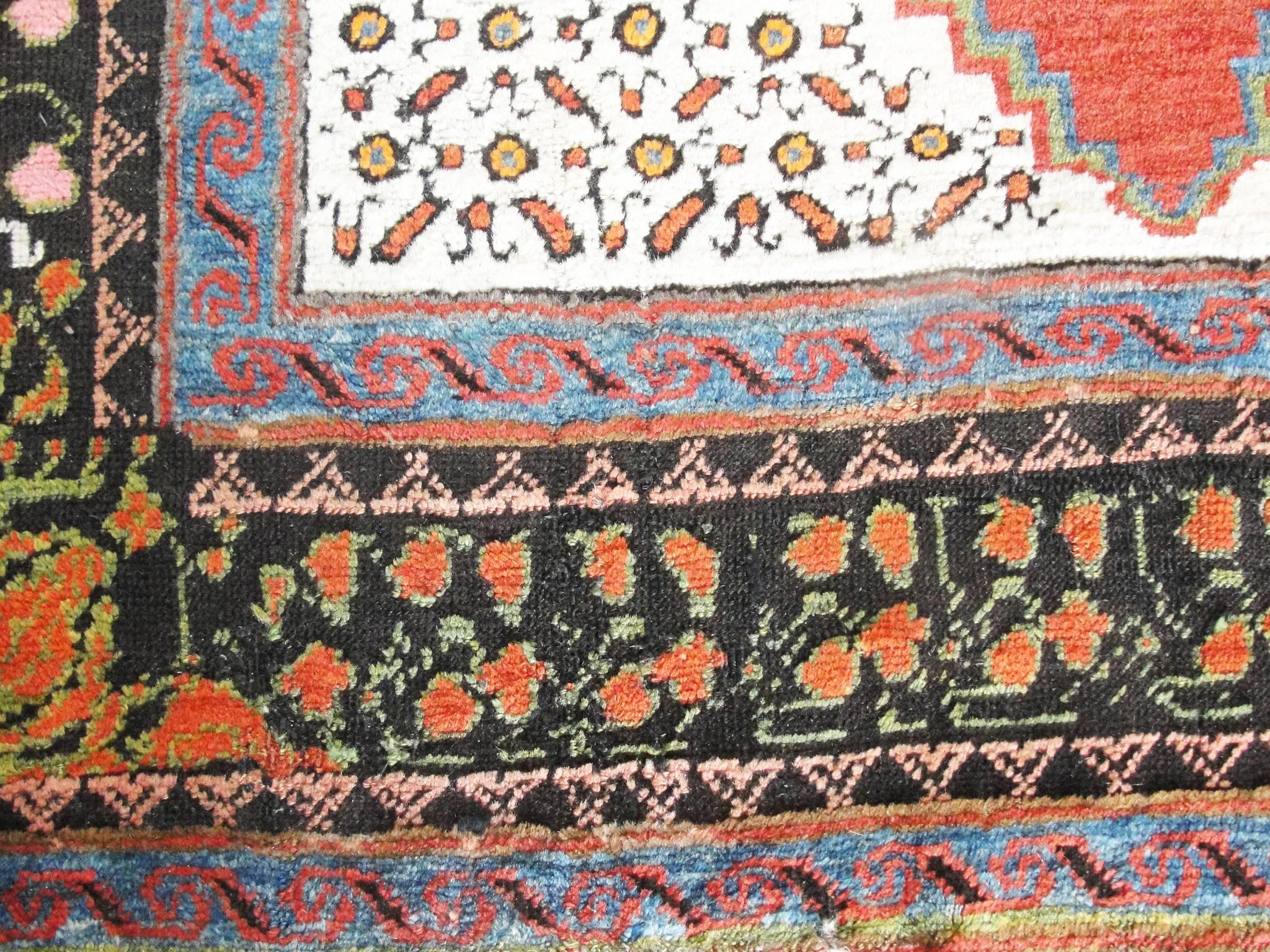  Antique Karabagh/Caucasian Rug, 4'8