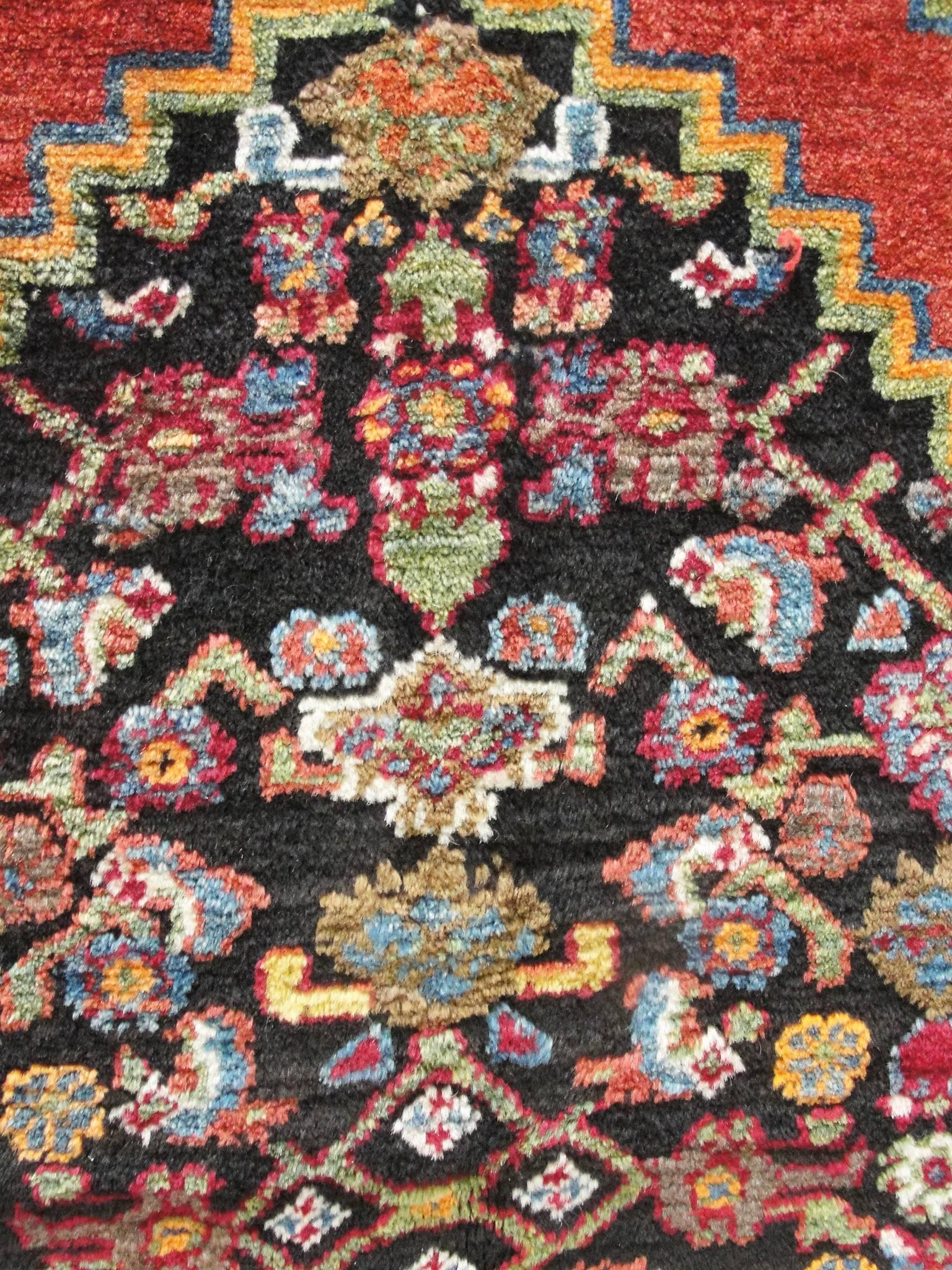 19th Century  Antique Karabagh/Caucasian Rug, 4'8