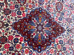Antique Persian style Ka-shn Carpet, 8'7" × 12'4"