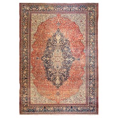 Antique Persian style Feraghan Sarouk Carpet, 9'10" × 13'8"