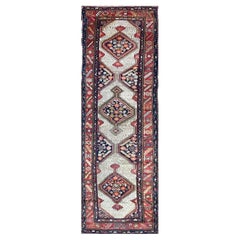 Antique Serab/Serapi Runner, 4'1" x 13'8"