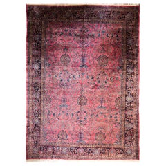 Antique Persian style Mohajeran Sarouk Carpet, 11'8" × 16'3"
