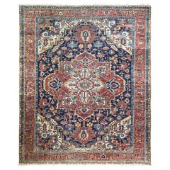 Fine Antique Handmade Rug, 9'0" × 11'0"