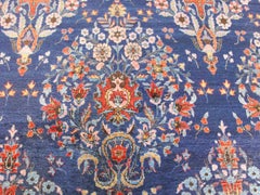 Antique Handmade carpet, 8'7" × 14'3"